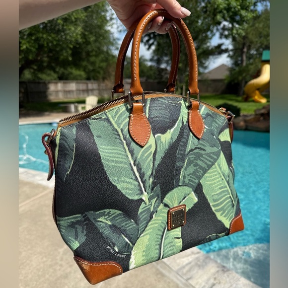 Dooney & Bourke Green Leaf Montego Limited Edition Collection Tote EUC - Picture 5 of 12